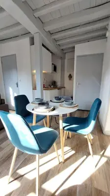 Coin salon dans l'établissement Appartement vue cathédrale
