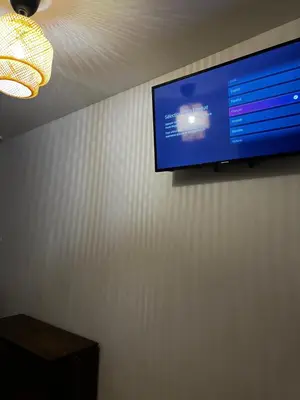 Télévision ou salle de divertissement dans l'établissement Beau-voisin 1