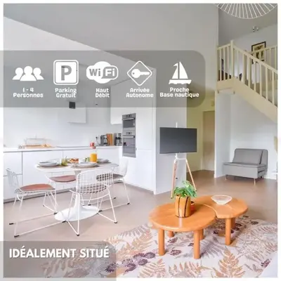 Le Riviera Port Cergy - Elégant Duplex étoilé