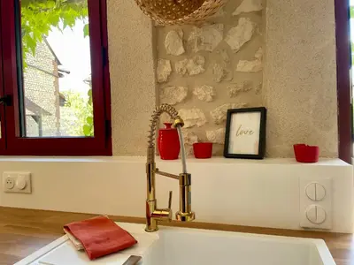 Plan de l'établissement Maison chaleureuse- cheminée, nature et sport !