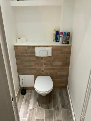 Salle de bains dans l'établissement Kamehouse - Centre ville -4 personnes BY HOLIDIEPPE