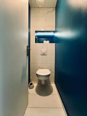 Salle de bains dans l'établissement Le Coquet-T3-Wifi-parking