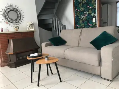Coin salon dans l'établissement la MAISON de SEVERINE