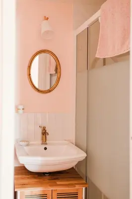 Salle de bains dans l'établissement La Maison Gioia