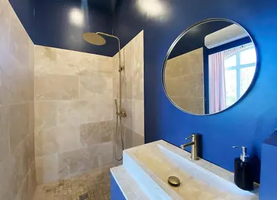 Salle de bains dans l'établissement Les Gîtes de Little Castle campagne à 1 h de Paris