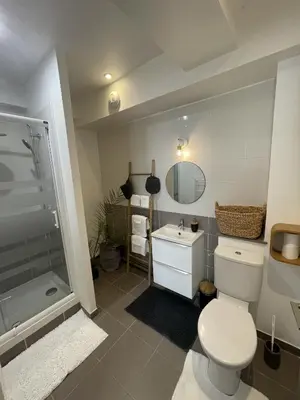 Salle de bains dans l'établissement Hyper Centre, Perle Rare et Chic Urbain