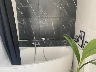 Salle de bains dans l'établissement Maison de ville-idéale pour les déplacements pros-35min Paris-versailles-Giverny-