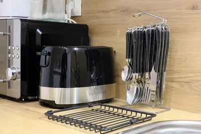 Cuisine ou kitchenette dans l'établissement Rouen Gare - Chez Guillaume