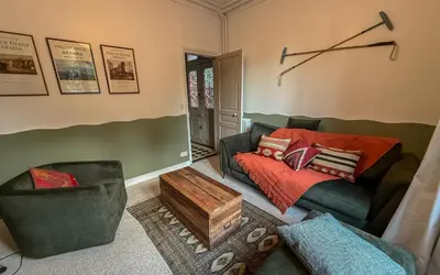 Coin salon dans l'établissement La maison du 18