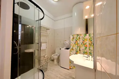 Salle de bains dans l'établissement Rouen Saint Romain - Chez Solange