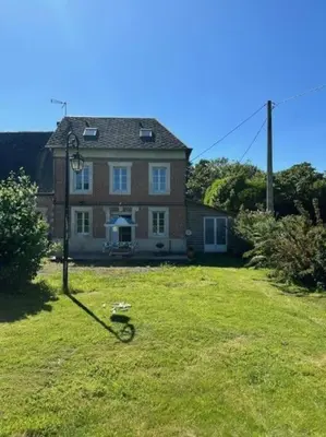 Jardin de l'établissement Maison campagne Normande
