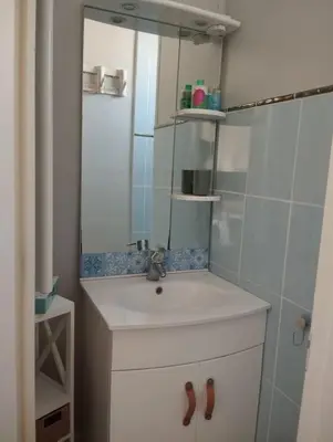 Salle de bains dans l'établissement Appartement avec Vue sur Mer