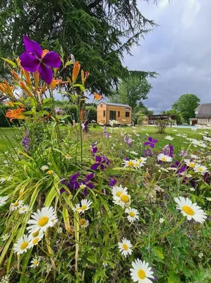 Jardin de l'établissement l'escale de Normandie