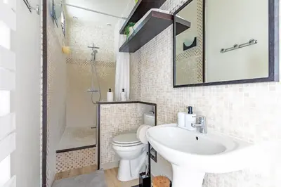 Salle de bains dans l'établissement Le Faubourg Saint Martin Senlis