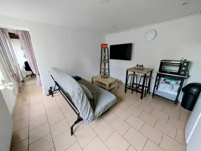 Télévision ou salle de divertissement dans l'établissement maison