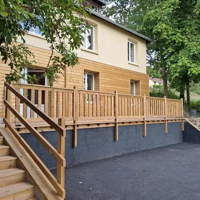 Bâtiment de la maison de vacances