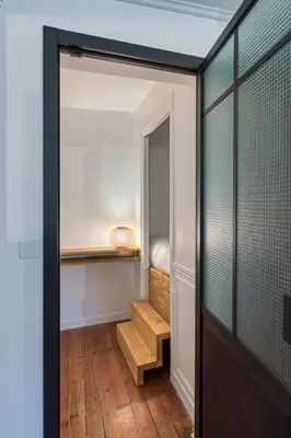 Un ou plusieurs lits dans un hébergement de l'établissement L'Ambassadeur appartement époustouflant en plein coeur de Rouen