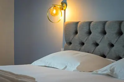 Un ou plusieurs lits dans un hébergement de l'établissement L'Ambassadeur appartement époustouflant en plein coeur de Rouen