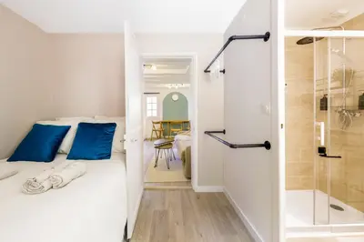 Salle de bains dans l'établissement Charmante Cocotte