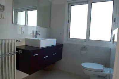 Salle de bains dans l'établissement Au Jardin Saint Laurent