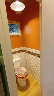 Salle de bains dans l'établissement Cosy cottage