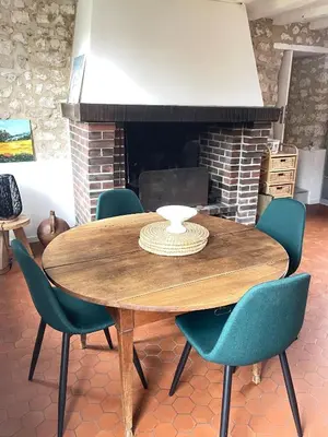 Coin salon dans l'établissement Maison de campagne