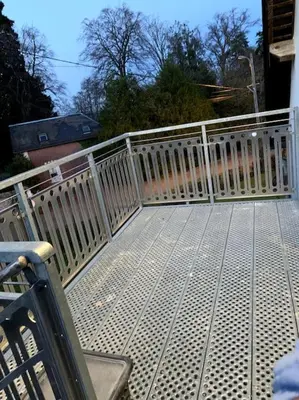 Balcon ou terrasse dans l'établissement Gîte les Crayons