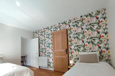Un ou plusieurs lits dans un hébergement de l'établissement grande maison de campagne