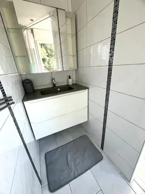 Salle de bains dans l'établissement Mesnil brayon