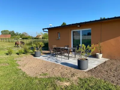 Jardin de l'établissement Un séjour à la ferme