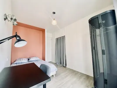 Un ou plusieurs lits dans un hébergement de l'établissement Appartement pour 8 personnes à Mont-Saint-Aignan - 217