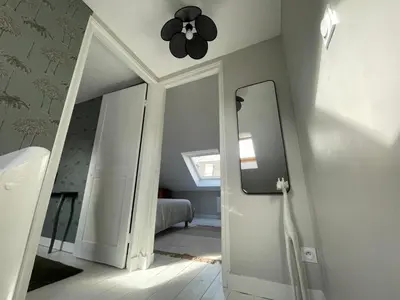 Un ou plusieurs lits dans un hébergement de l'établissement Duplex Saint Martin