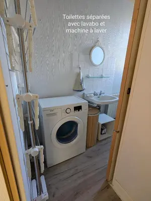 Plan de l'établissement Spacieux apt avec terrasse proche plage