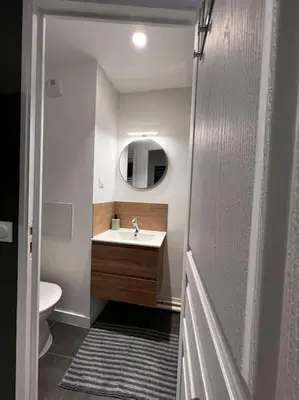 Salle de bains dans l'établissement Le Jungle 2ème Étage