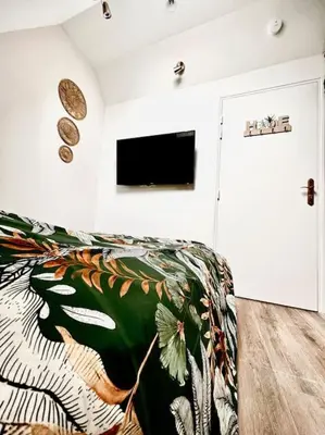 Télévision ou salle de divertissement dans l'établissement L'Akolito 3ème étage