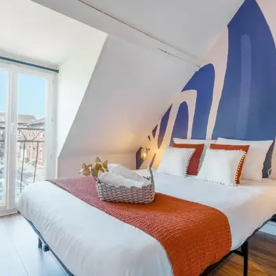 Maisonnette Bleu Horizon avec jardin - 2min Gare - Serenito Homes