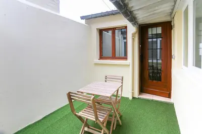 Terrasse ou espace extérieur de l'établissement L'Hortillon Amiens 4 pers 8min Centre ville & Gare