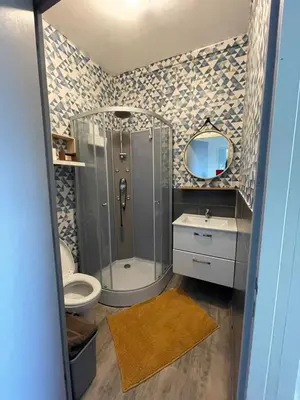 Salle de bains dans l'établissement Nova nuit
