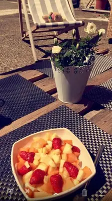 Nourriture dans la maison de vacances ou à proximité