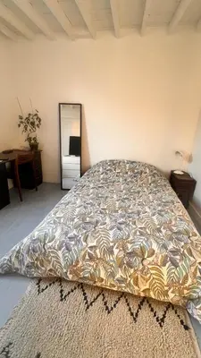 Un ou plusieurs lits dans un hébergement de l'établissement Grande maison à 1H de la mer et 1H de Paris