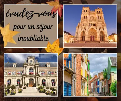 Plan de l'établissement Le Jardin d'Amiens 2 pers 8 min Centre ville & Gare