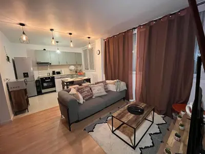 Cuisine ou kitchenette dans l'établissement chambre privée tout confort