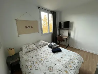 Un ou plusieurs lits dans un hébergement de l'établissement chambre privée tout confort