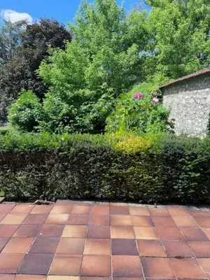 Jardin de l'établissement La Maison de Colette