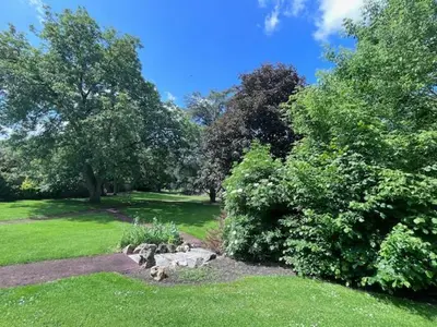 Jardin de l'établissement La Maison de Colette