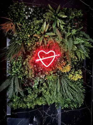 Jardin de l'établissement Love Room, Luna Spa