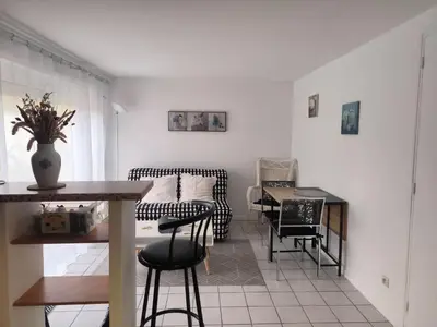 Coin salon dans l'établissement Gîte de la Mardelle