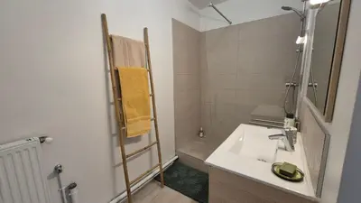 Salle de bains dans l'établissement Appartement Clara Parking Gratuit