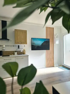Cuisine ou kitchenette dans l'établissement Le Palazzo