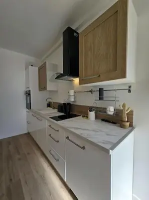 Cuisine ou kitchenette dans l'établissement Le Palazzo